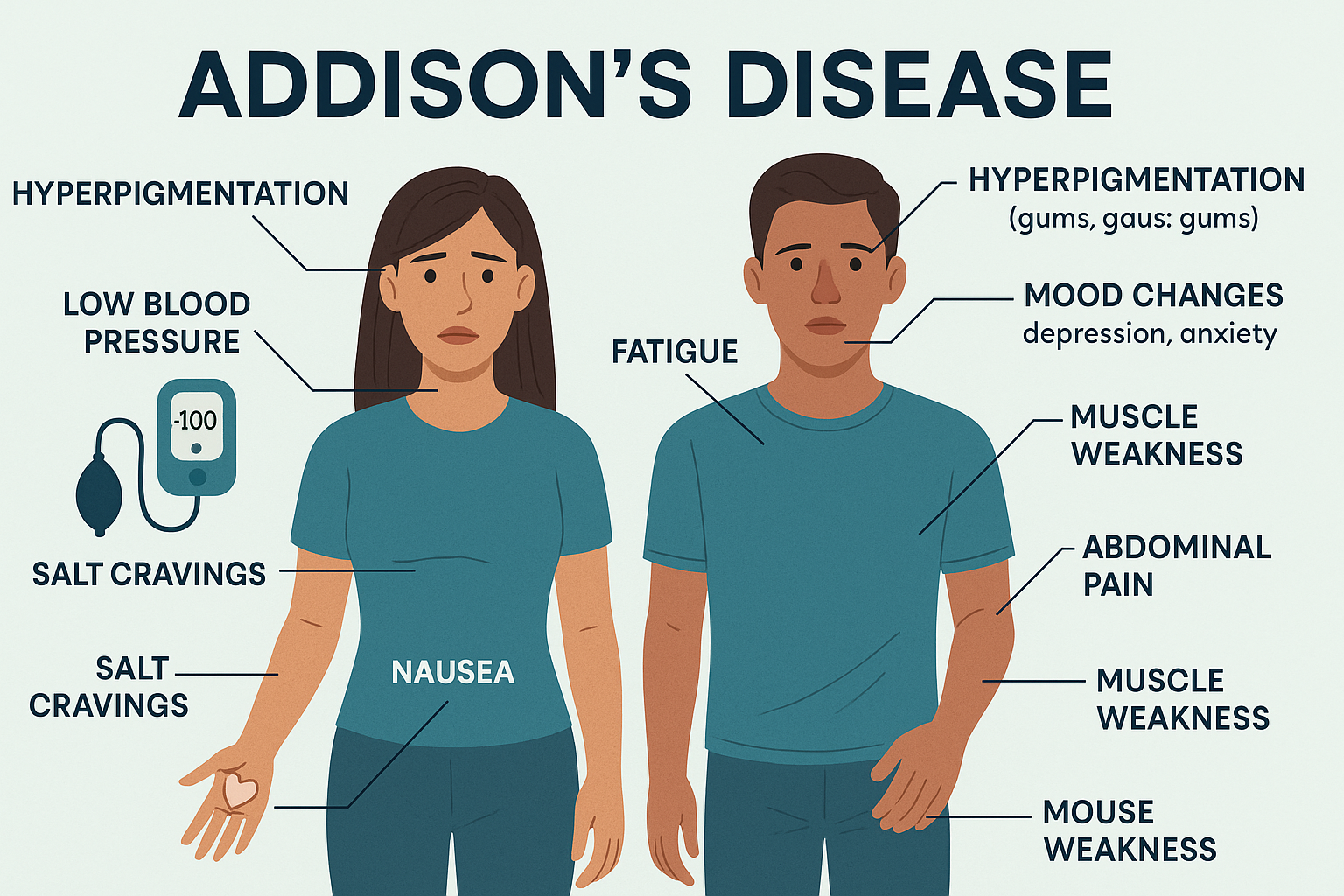 Addison’s Disease in a 40-Year-Old Man: Warning Signs